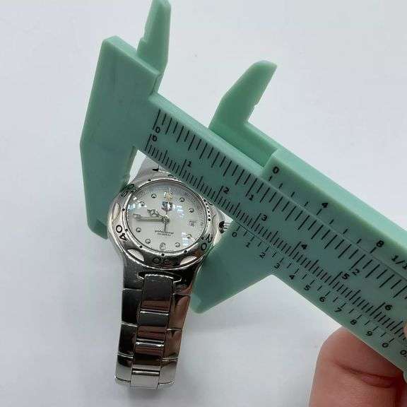 Tag Heuer Kirium Womens Quartz Watch Swiss Made Stainless Steel White Dial 27mm