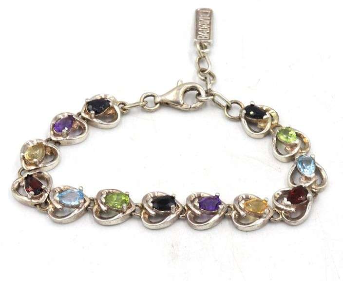 Group lot of 3 Vintage 925 sterling silver bracelets