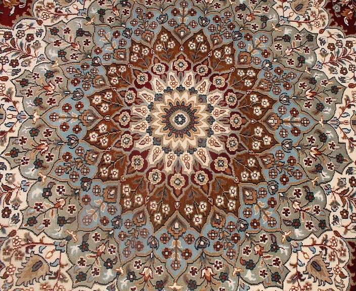 Handmade Nain Design 9.2x12.6