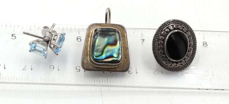 18 Pairs of Vintage 925 sterling silver earrings