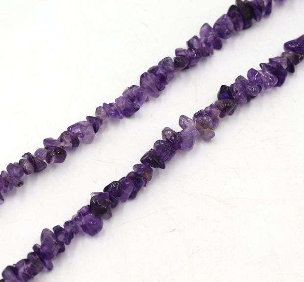 Lot of 4 Amethyst necklaces