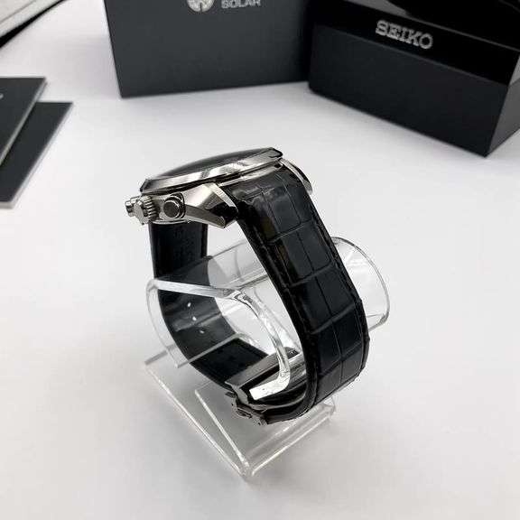 SEIKO ASTRON GPS SOLAR 5X53-0AJ0 42mm Watch Black Leather Strap