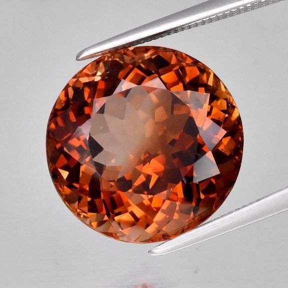 Simply ravishing 12.26ct Imperial Topaz solitaire