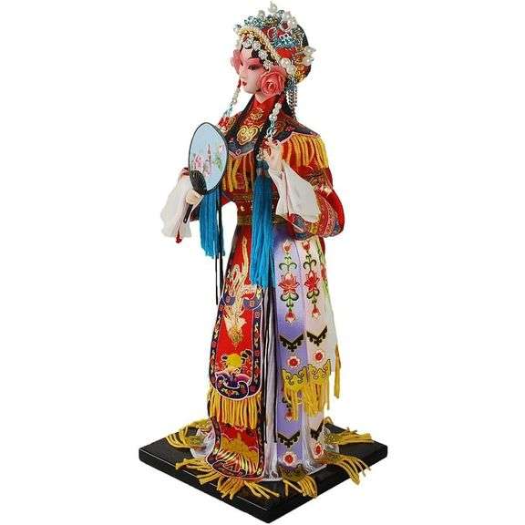 Chinese Traditional Handicraft Silk Collectible Doll