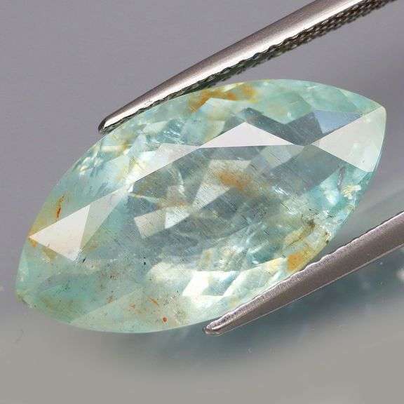 Tightly faceted 8.79ct sea blue Aquamarine