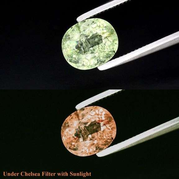 Color change! 1.27ct untreated Tourmaline
