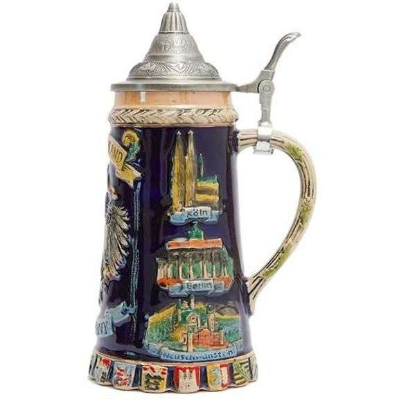 German Coats of Arms Beer Stein Mug