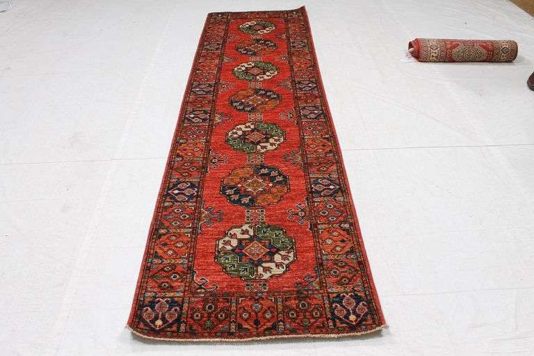 Handmade Farahan Design Runner 2.9x9.10