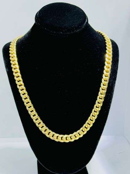 14K Yellow Gold Miami Cuban Link Chain