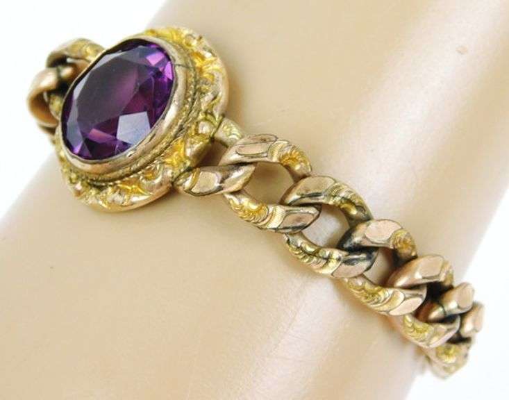 Wonderful Victorian Gold Filled Bracelet