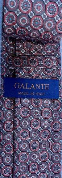 Fine Quality Italian Hand Made Silk Tie By Galante