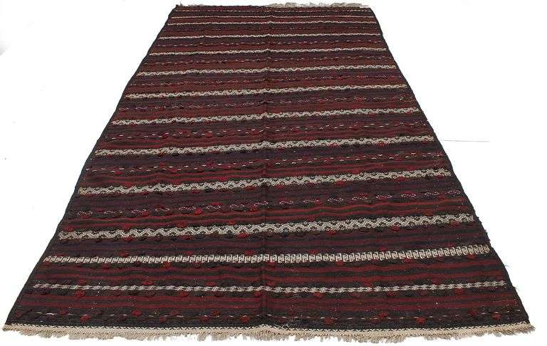 Handmade Persian Kilim Runner 5.5x10.8
