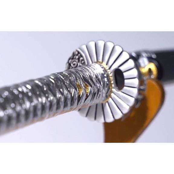 Handmade Japanese Katana Clay Tempered High Carbon Steel