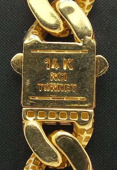 Beautiful 14k Hollow Gold Cuban Chain