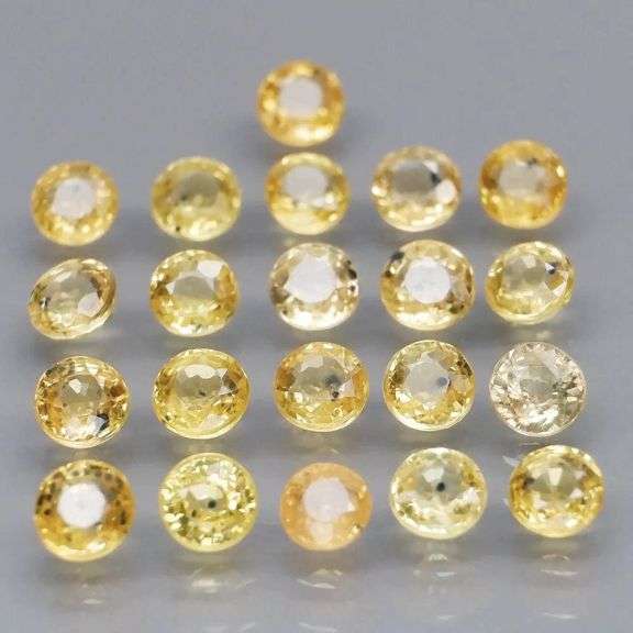 Full fire! 3.80ct top golden Sapphire set