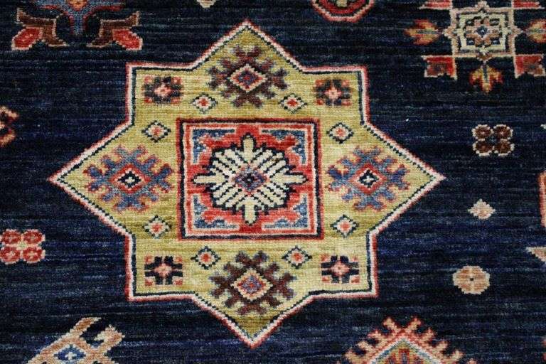 Handmade Kazak Design 11.8x15.9