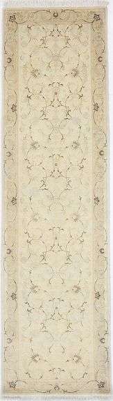 Handmade Persian Tabriz Runner 2.6x9.0