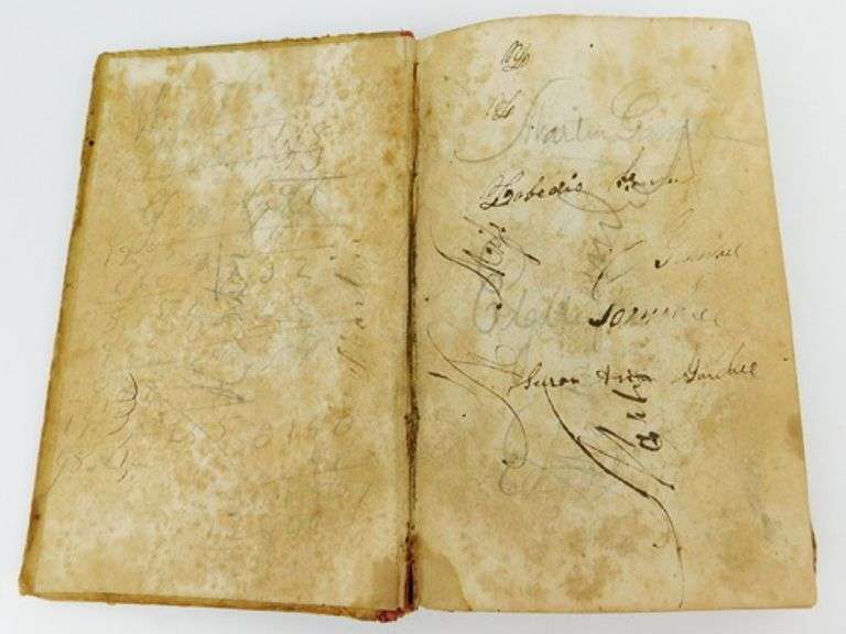 1852 Letter Writer Antique Book
