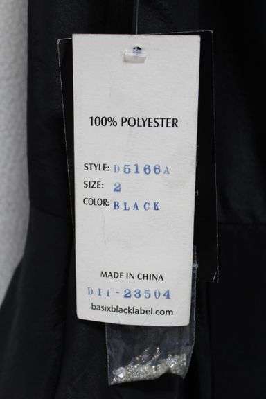 Basix Black label, brand name dress