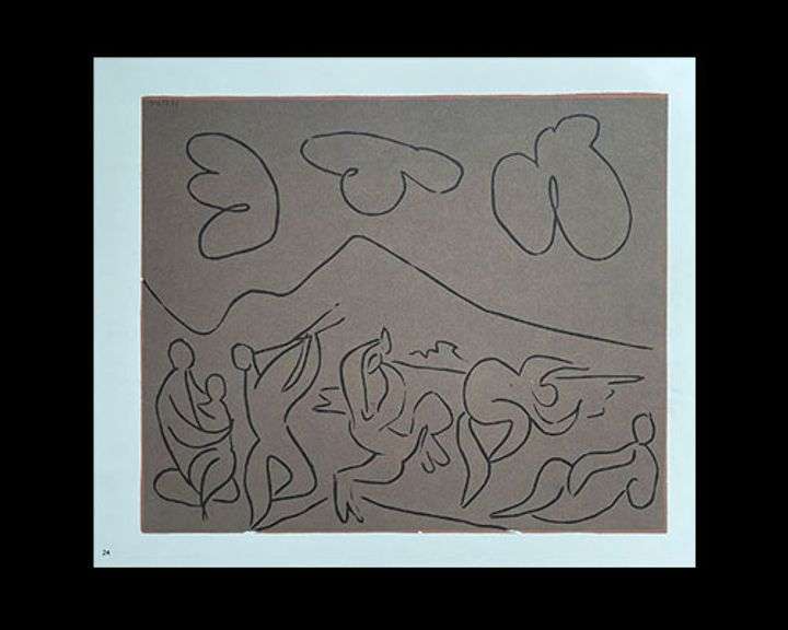 Pablo Picasso: Linolschnitte Plate 24