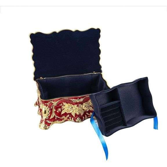 Red Trinket Jewelry Box