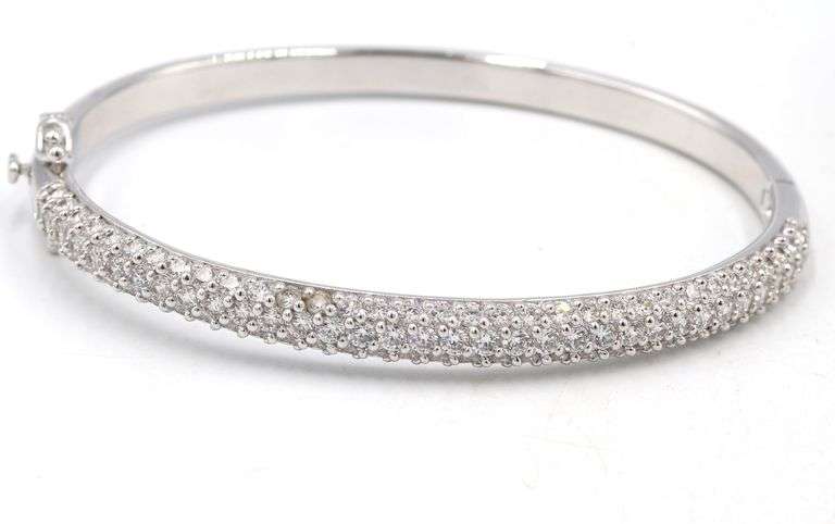 Lot of 2 925 sterling silver bangles