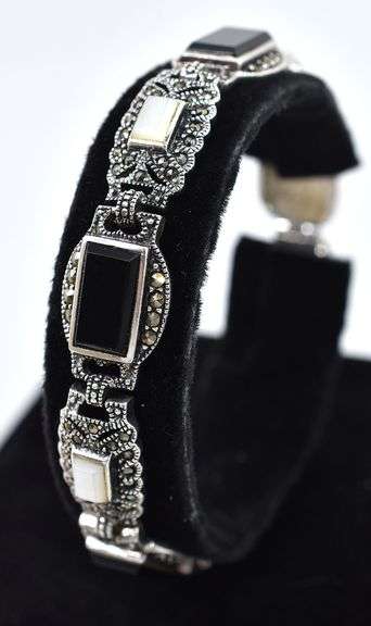 Multi-Gemstone Bracelet in Sterling Silver