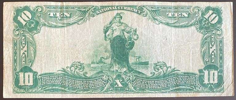 $10 First National Bank Huntington W Va Series of 1902 National