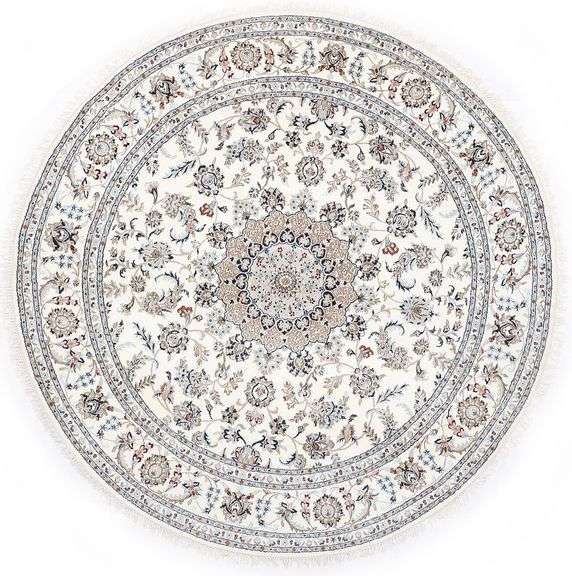 Handmade Round Nain Design 8.0x 8.0