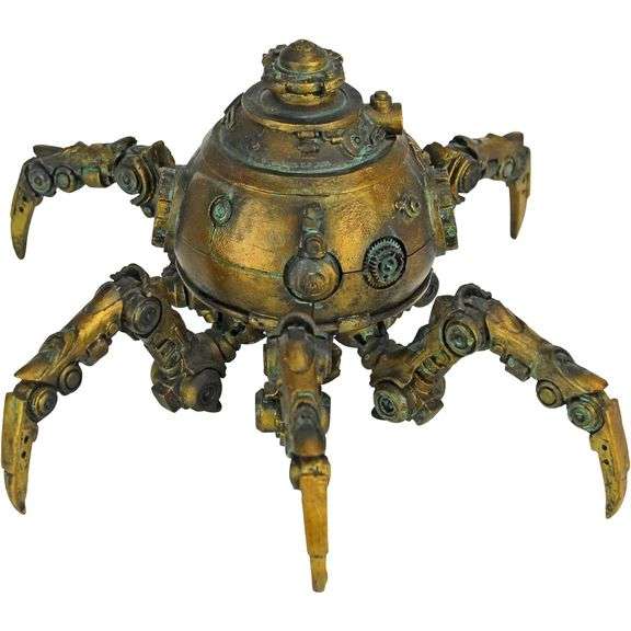 Octopod Antique Gold Mechanical Sea Creature
