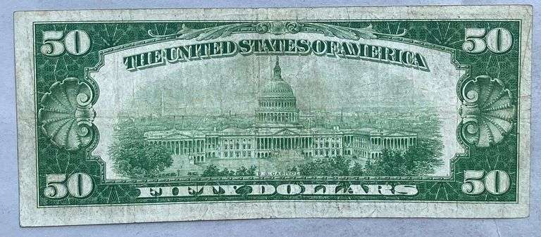 $50 1928 Gold Redeemable Cleveland FRNote