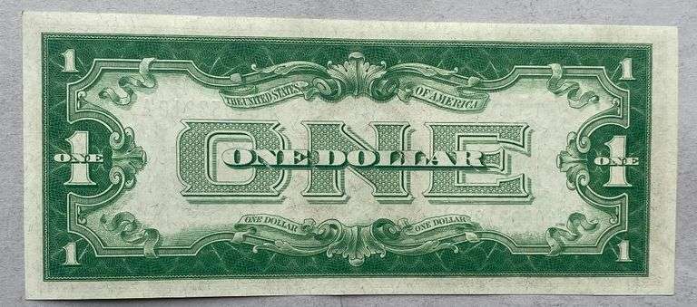 Richly Inked $1 1934 Funny Back Silver Certificate
