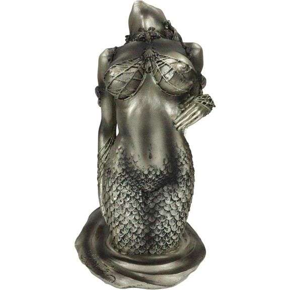 Aged Bronze Siren of The Seas