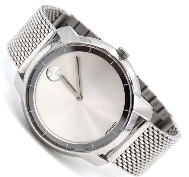 Movado Bold Evolution quartz mesh bracelet watch