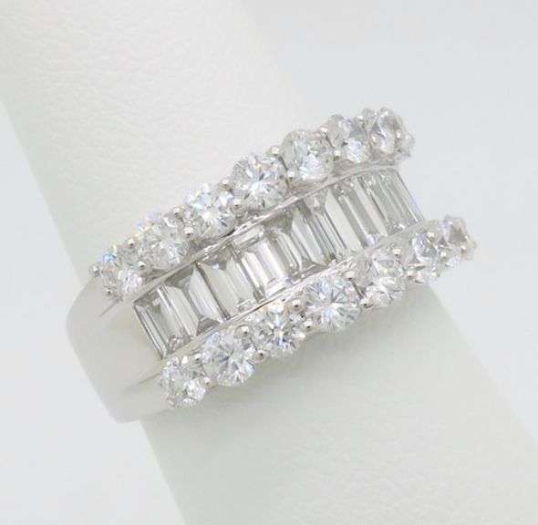 2.50CTW Lab Grown Diamond Band in 14k White Gold