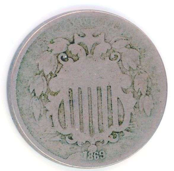 1869 Shield Nickel