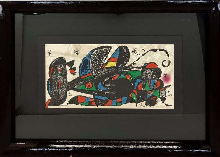 Joan Miro's "Iran, 1975," original lithograph