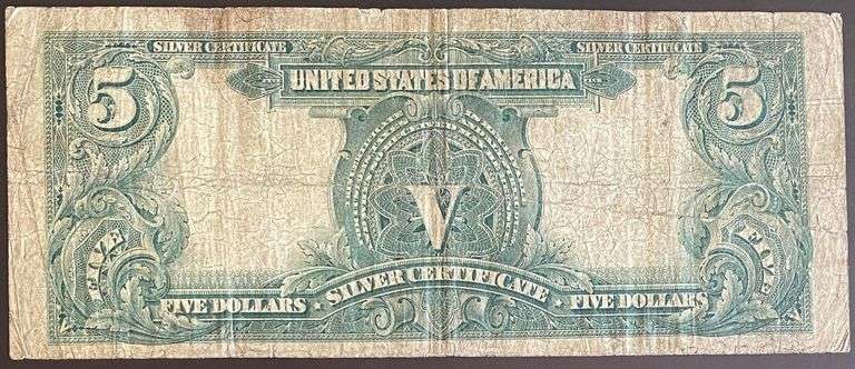 $5 1899 Series Indian Chief Silver Certificate