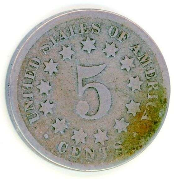 1869 Shield Nickel