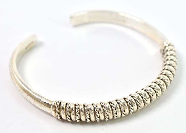 Cuff Bracelet in Sterling Silver