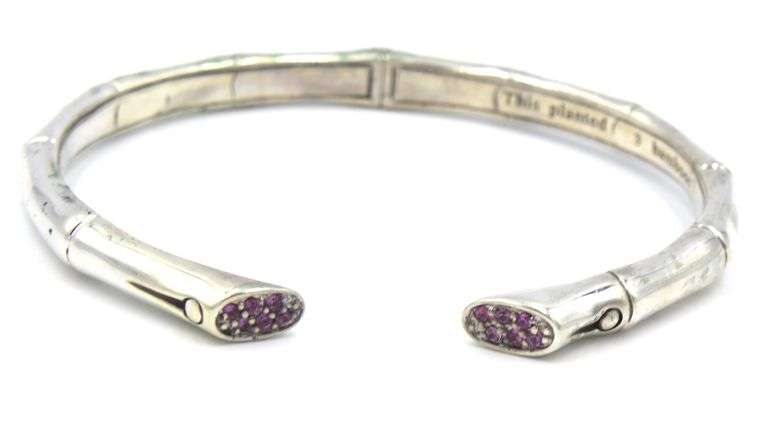 John Hardy Bamboo Lava kick cuff bangle