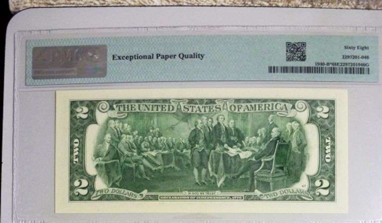 Superb Crisp 2013 $2 Dollar Star Replacement Note N.Y. PMG 68 EPQ!