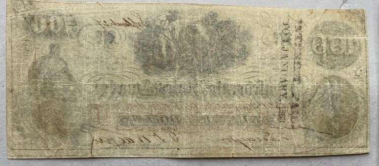 1862 Series $100 CSA Watermarked Error Note