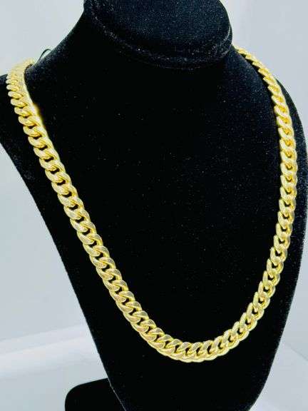 14K Yellow Gold Miami Cuban Link Chain