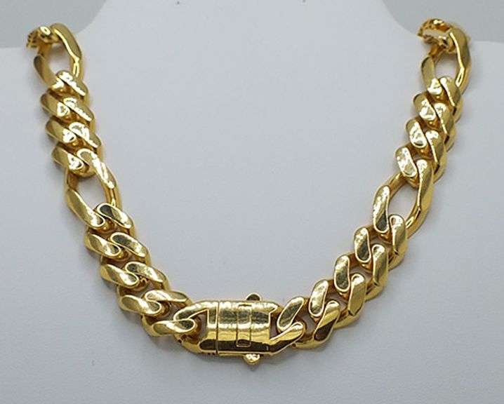 Beautiful 14k Hollow Gold Cuban Chain