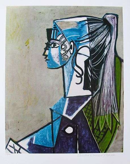 Highly Collectible Limited Edition Pablo Picasso, Portrait Of Sylvette David