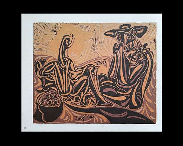 Pablo Picasso: Linolschnitte Plate 34