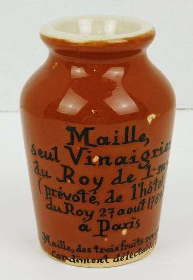 Vintage French Mustard Crock