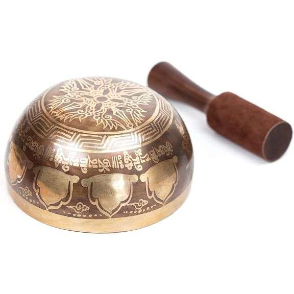 Large Tibetan Singing Bowl Set