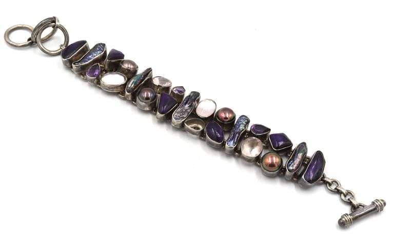 Group of vintage 925 sterling silver mixed jewelry